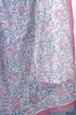 Kota Doria Dupatta  In Floral Block Print